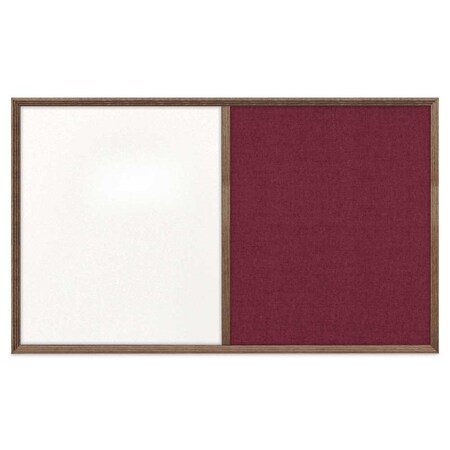 United Visual Products Slim Style Indoor Enclosed Corkboard, 18 UV501SC-GOLD-COBACC